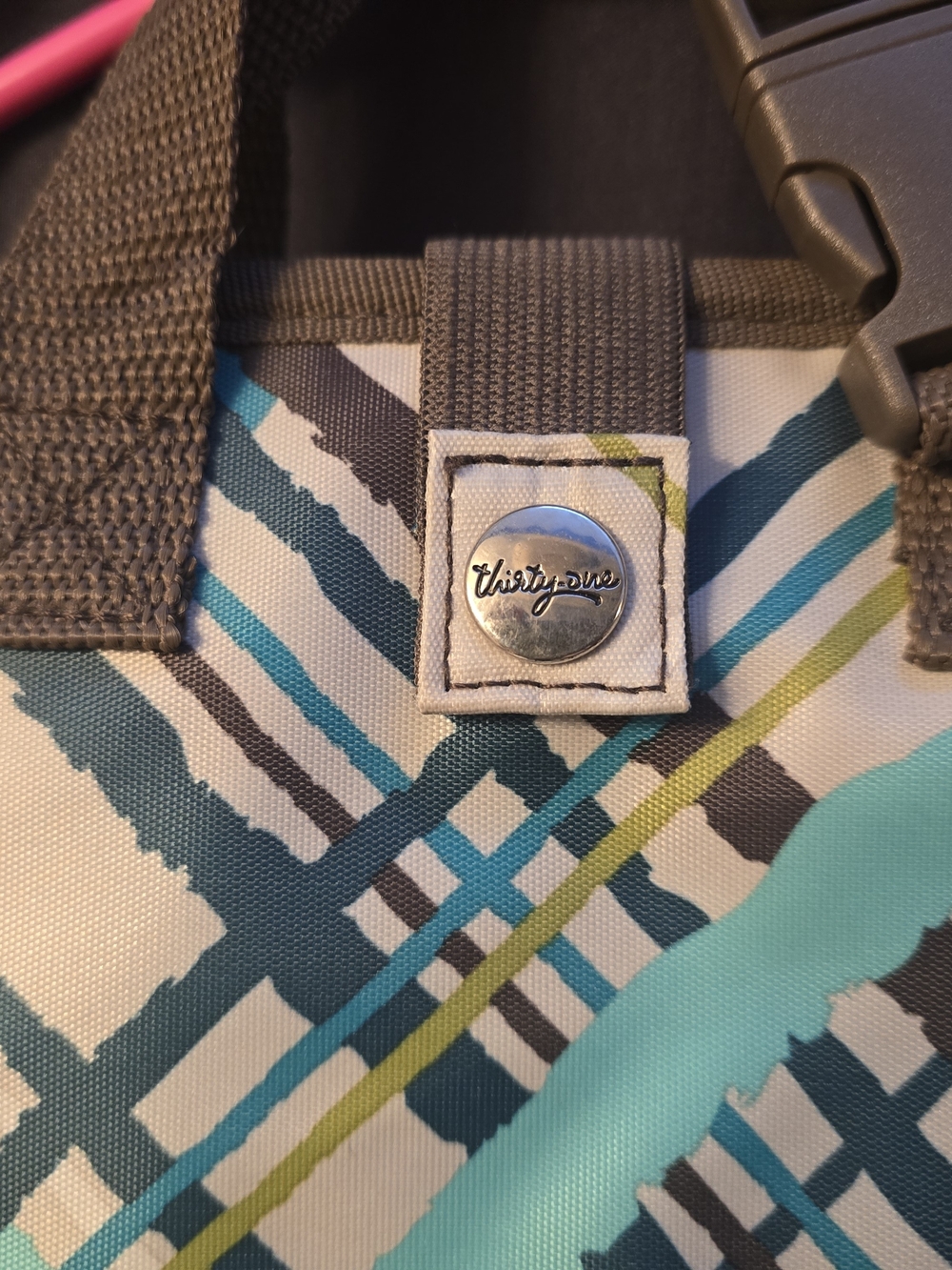 Thirty-One Vibrant Teal & Gray Travel Organizer - Picture 5 of 9